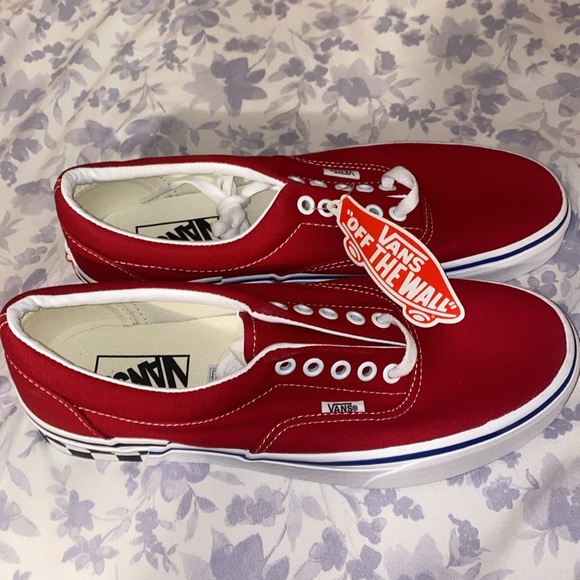 NEW Vans Red Sneaker Men’s Size 8 Women’s 9.5 - Picture 2 of 6